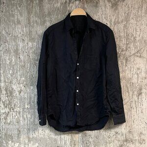 FRANK & EILEEN Women's Tailored Button-Up Shirt Size S In Black